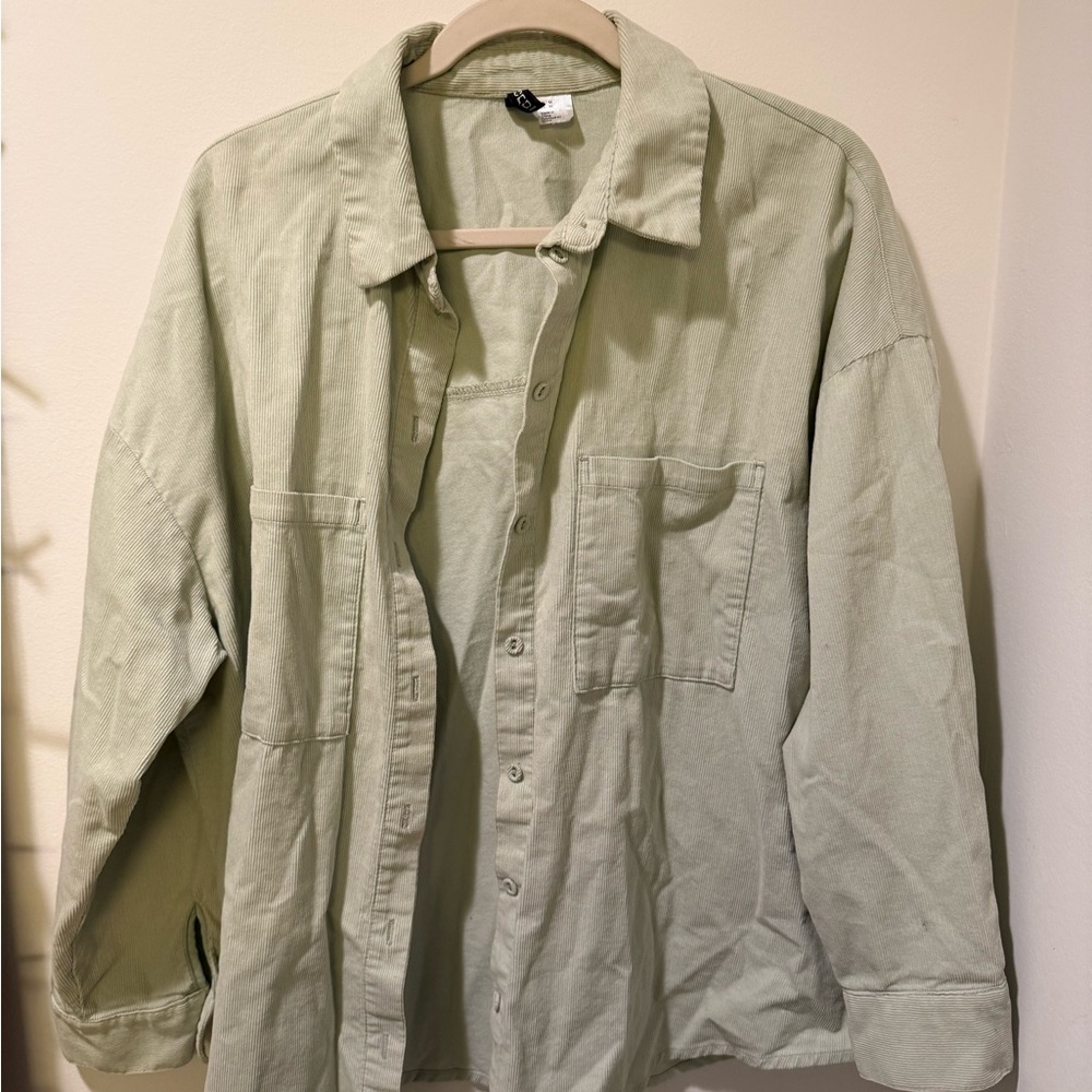 H&M Divided Sage Green Shirt